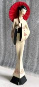 Artforum Vintage Japanese Spring Rain Geisha Figure