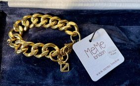 Gold Plated 18ct Meme Bracelet