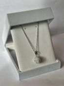 Elements Silver Crystal Necklace
