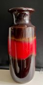 1975 Scheurich-Keramic West Germany Fat Lava Floor Vase Planter