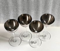 Lsa Metallic Orsini Liquor Glasses x 4