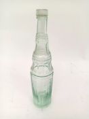Antique 1910 Champion & Slee Fluted Ringed Glass Bottle