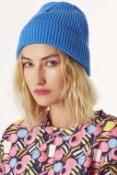 Liquidation Stock - New Tags Ladies Beanie Hat Made In Britain Blue Knit Hat x 15