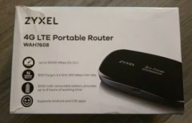 Zyxel WAH7608 Router 4G LTE Portable Black