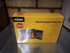 Rolson 26 Piece Tool Set x10