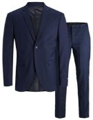 Jack & Jones Men's Jprblafranco Business Suit Pants Set, Medieval Blue, 42 UK