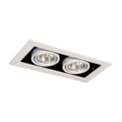 18 of 2 Head Multi-directional 50mm Downlight White
