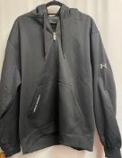 10 x Under Armour UA Fleece Golf Black Zipped Hoodies - New - RRP £550.00