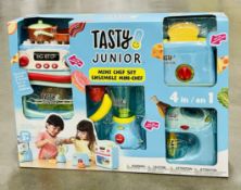 Tasty Junior Mini Chef 4-In-1 Playset New Sealed Box
