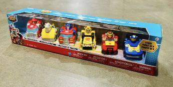 Transformers Rescue Bots Academy Pull Back Cars 6 Pack
