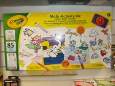 100Pcs x Large Crayola Craft Set Multi Activity Set With Crayons, Stencils, Craft and More