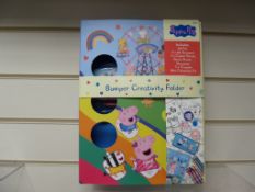 10Pcs Brand New Peppa Pig Bumper Stationary Craft Kit - MSRP £9.99.