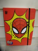 10Pcs Brand New Spiderman Hardback Premium Quality Notebook A5 Size RRP £9.99.