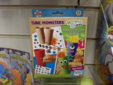 100Pcs Brand New Tube Monsters Activity Kit Set With Craft Items Inside