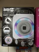 100Pcs Rockjam Black Colour Karaoke Machine, 2 Mics, Bluetooth Crystal Clear Sound and Voice