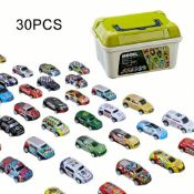30 pc Alloy Car Model Set with Storage Box Diecast Cars