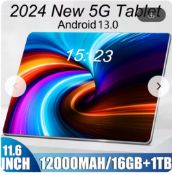 2024 Original Global Version Tablet 11.6 Inch HD 4K Android 13 16Gb+1T 12000Mah 5G Dual Sim Phone