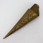 Antique Brass Wall Hanging For Flowers