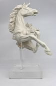 Millennium Porcelain Blanc De Chine Horse Sculpture
