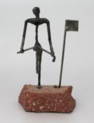 Vintage Golfing Figurine