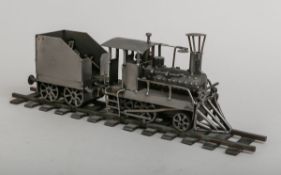 Große Dampflok mit Tender (Eigenbau)