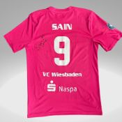 Original-Trikot von Rene Sain (getragen & handsigniert)