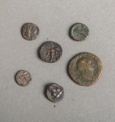 6-teiliges Konvolut von Münzen
