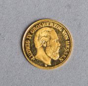 5 Reichsmark Ludwig IV Grossherzog von Hessen 1877 (Deutsches Reich)