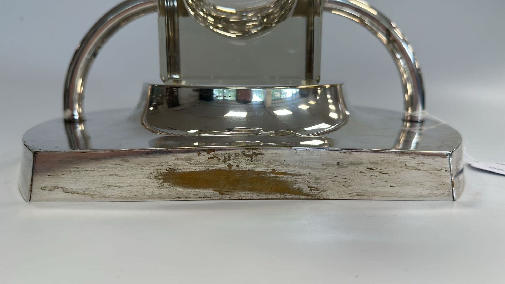 Schreibtischaufsatz mit Tintenfass - Bild 5 aus 6