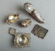 5-teiliges Konvolut von Silberteilen