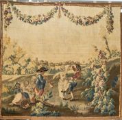 Aubusson-Wandteppich (Frankreich, um 1800)