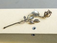 Kleine Rose 800 Silber