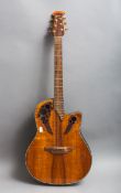 Elektrisch-akustische Westerngitarre 