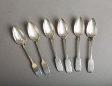 6-teiliges Konvolut von Silber-Löffeln