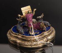 Kunstkammerobjekt Tierkapelle (wohl 2. H. 19. Jh.)