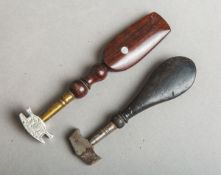 Zwei Glasschneider (wohl 19. Jh.)