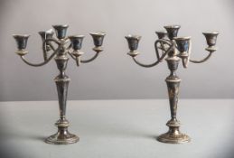 Paar Kerzenhalter / Girandolen (wohl England, um 1900)