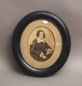 Historische Fotografie einer Dame (wohl 19. Jh.)