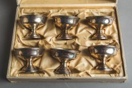 6-teiliges Konvolut von Eisbechern 925 Sterlingsilber (Woodward u. Lothrop, England)