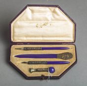 Schreibset (Osmia, 1930er Jahre, Art déco)