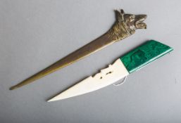 2-teiliges Konvolut von Brieföffnern