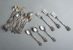 Konvolut von Besteckteilen 835 Silber
