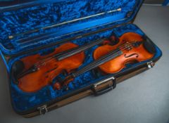 Paar Violinen / Geigen (Horst Goldfuss, Deutschland, 1978)