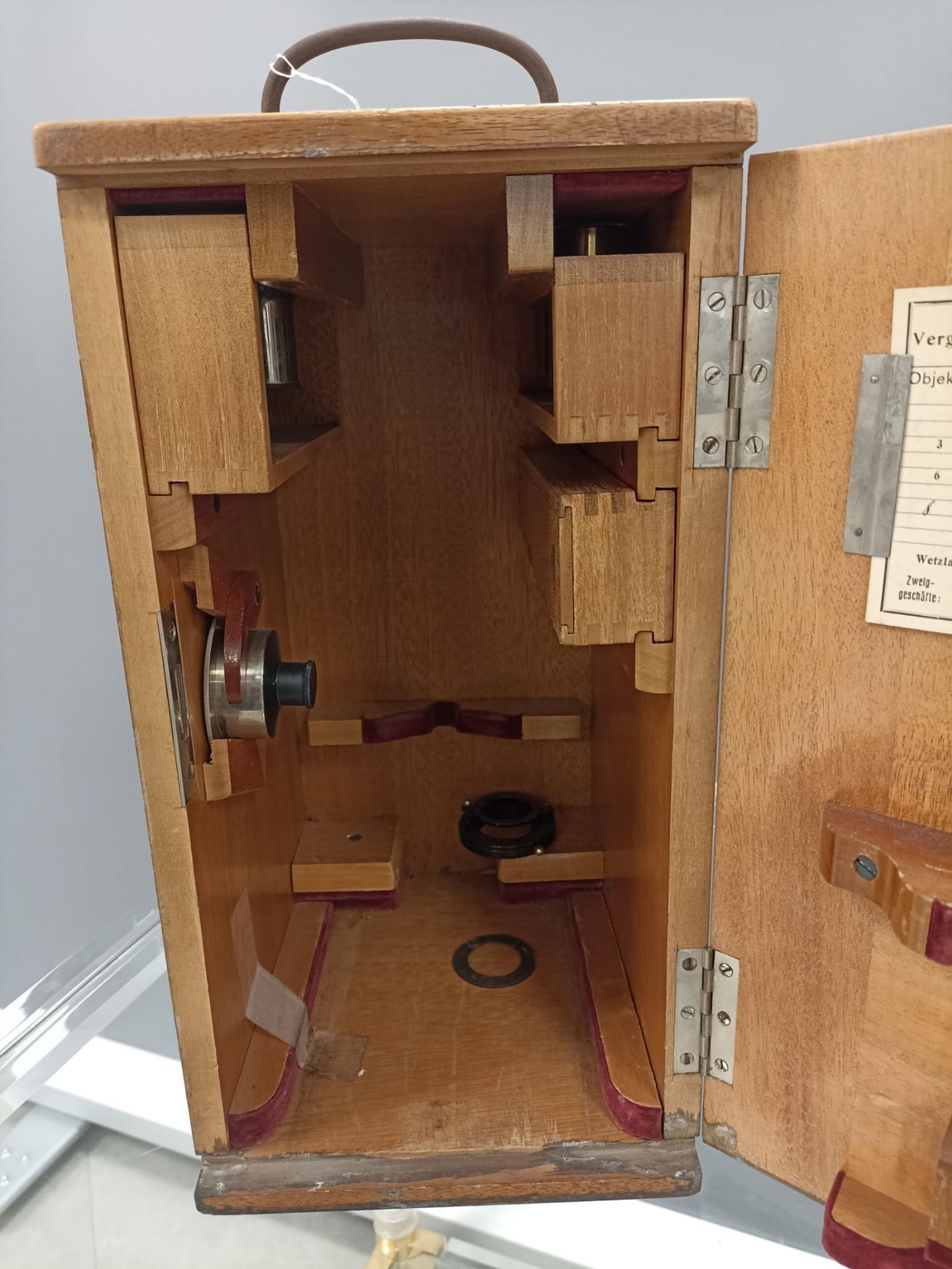 Mikroskop (Ernst Leitz, Wetzlar, um 1910) - Bild 2 aus 14