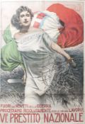 Kriegsanleihe-Werbeplakat (Italien, 1. WK)