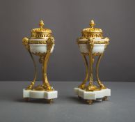 Paar Deckelvasen (Frankreich, 19. Jh.)