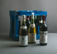 11-teiliges Konvolut von Weinflaschen
