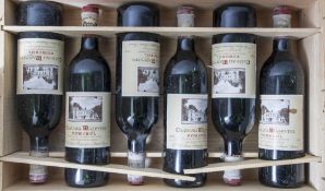 6-teiliges Konvolut von Weinflaschen