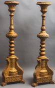Paar monumentale Kerzenleuchter (um 1880)