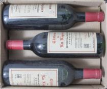 6-teiliges Konvolut von Weinflaschen